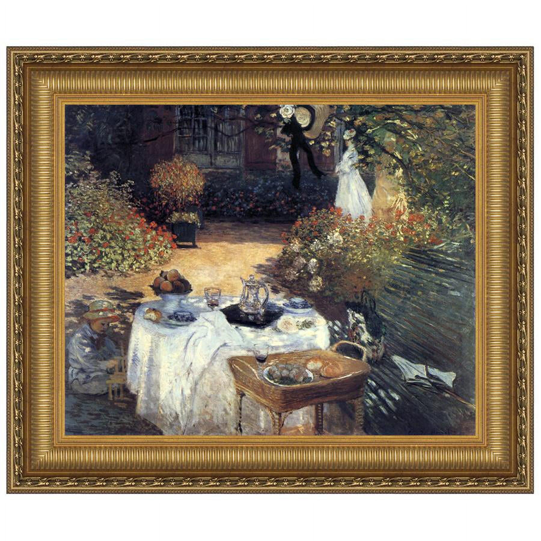 Vault W Artwork " The Luncheon, Monet's Garden At Argenteuil, 1873 " by Claude Monet
