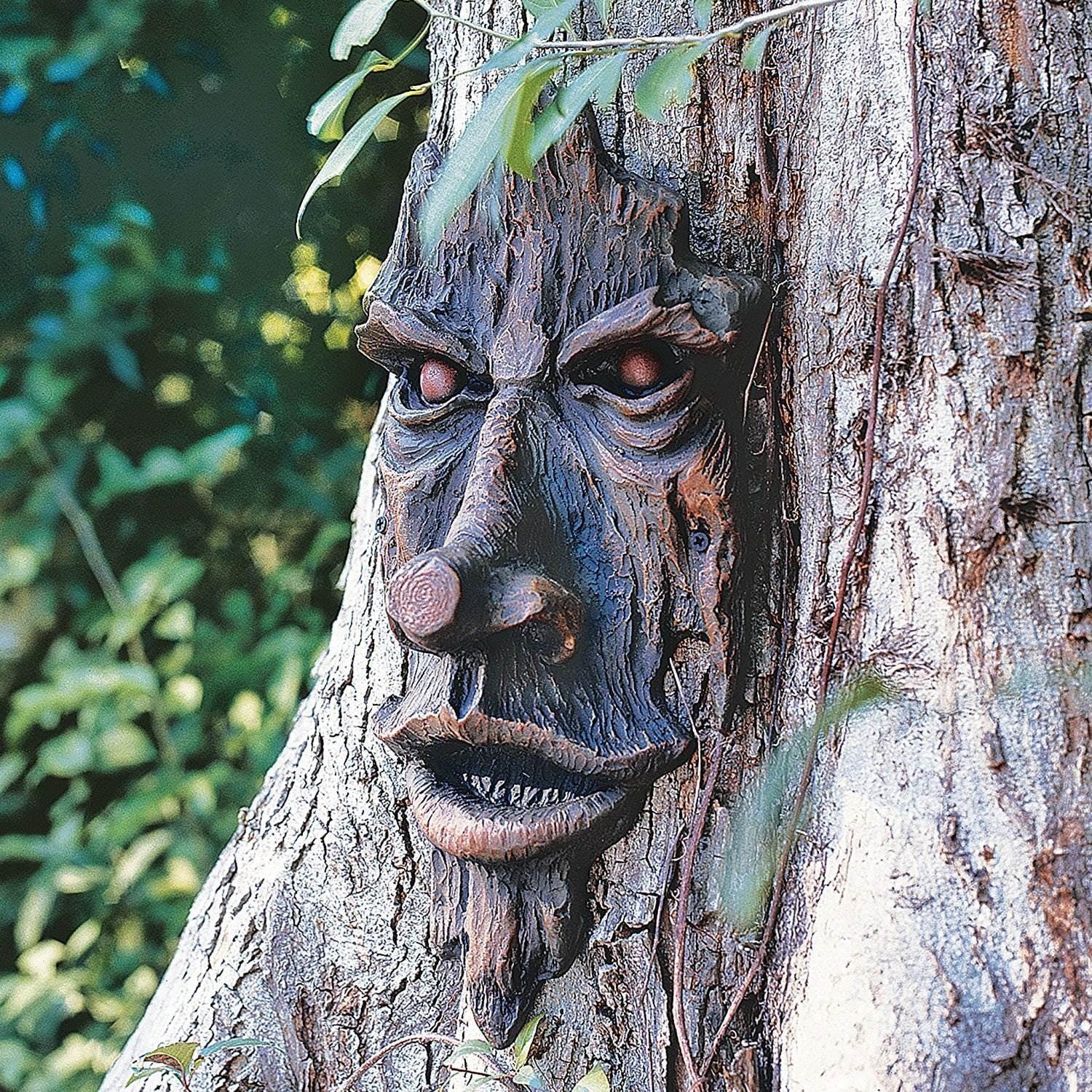 Woodtone Resin Greenman Tree Wall Sculpture