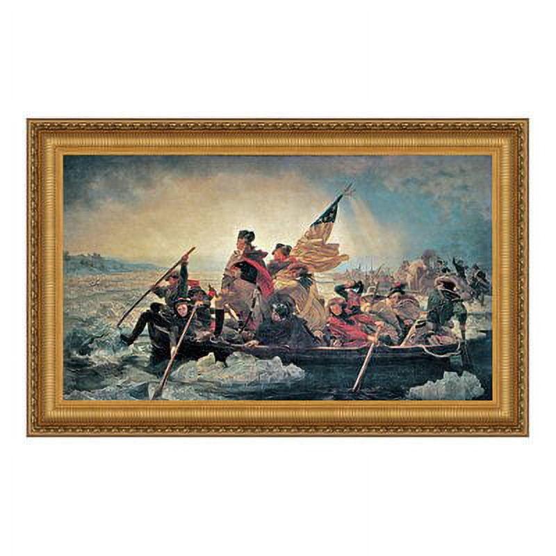 Design Toscano " Washington Crossing The Delaware, 1851 " by Emanuel Leutze