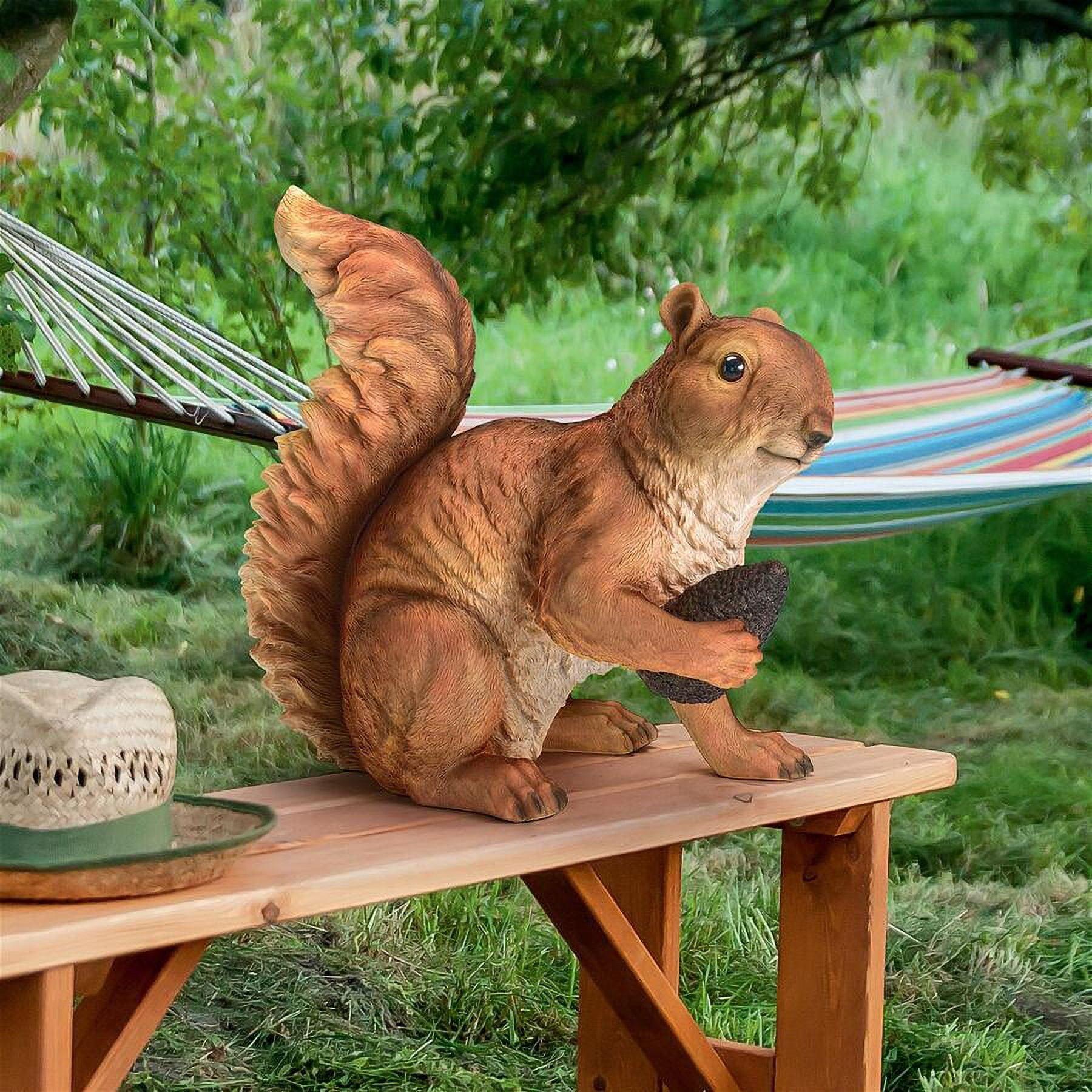 Wily Squirrel Statue