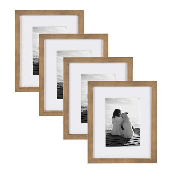8" x 10" Matted to 5" x 7" Gallery Tabletop Frame Light Brown - Kate & Laurel All Things Decor
