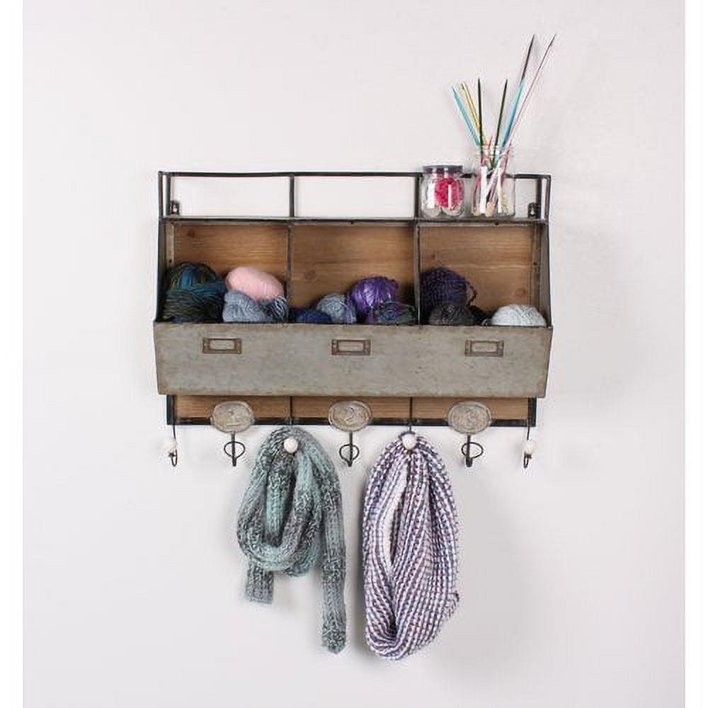 Arnica Wall Organizer with Key Hooks