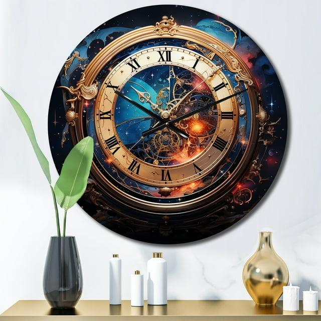 Design Art Watche Metaphysical Horology Metal Wall Clock