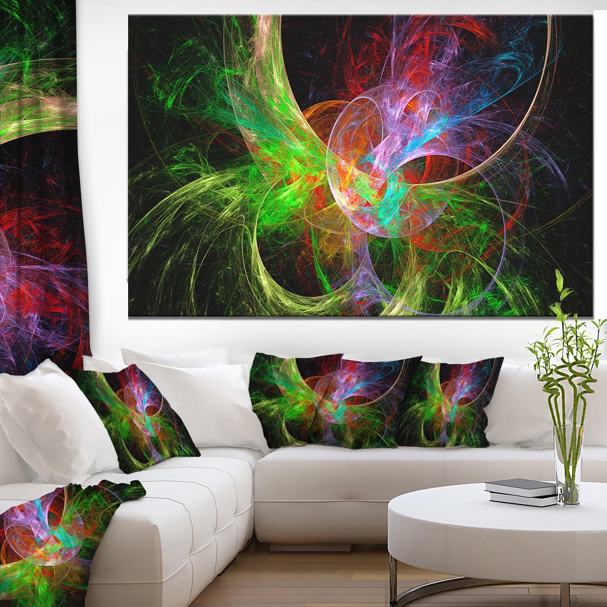 Design Art " Multi-Color Fractal Abstract Design "