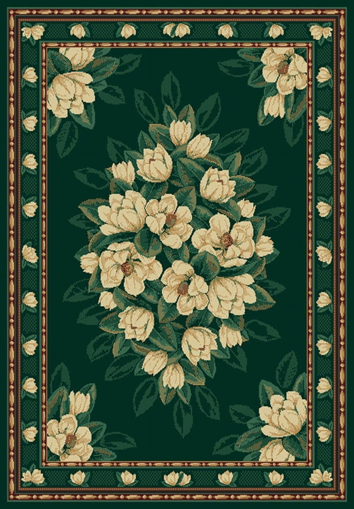 United Weavers Brunswick Eloise Traditional Floral Area Rug, Hunter, 7'10" x 10'6"