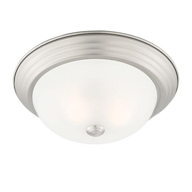 Designers Fountain 1257M-PW-W Flush Mounts Pewter Decorative Pewter