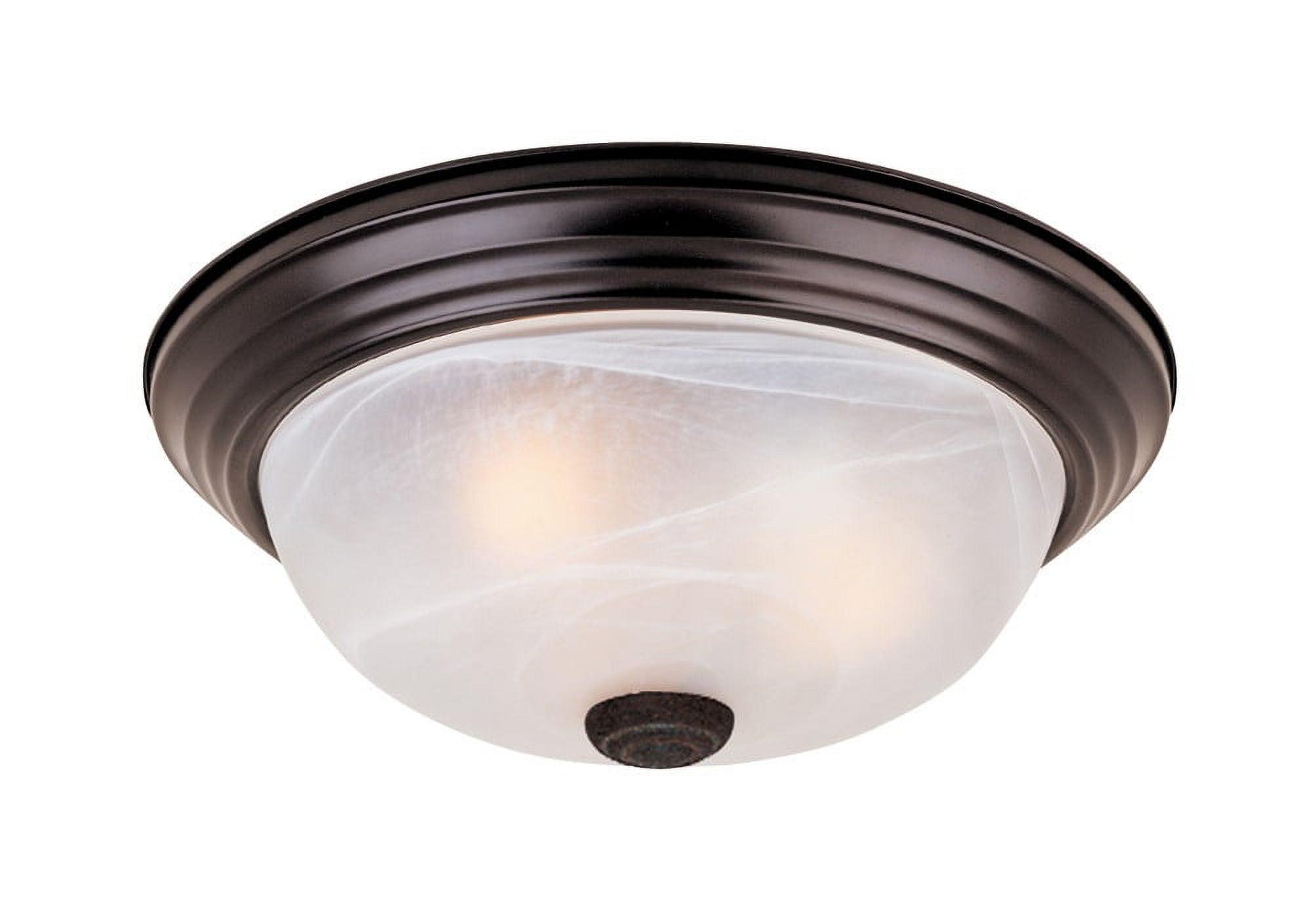 Obeten The 2-Light Flush Mount Ceiling Light, 11 Inch Lighting Fixture for Kitchen, Bedroom, Bathroom