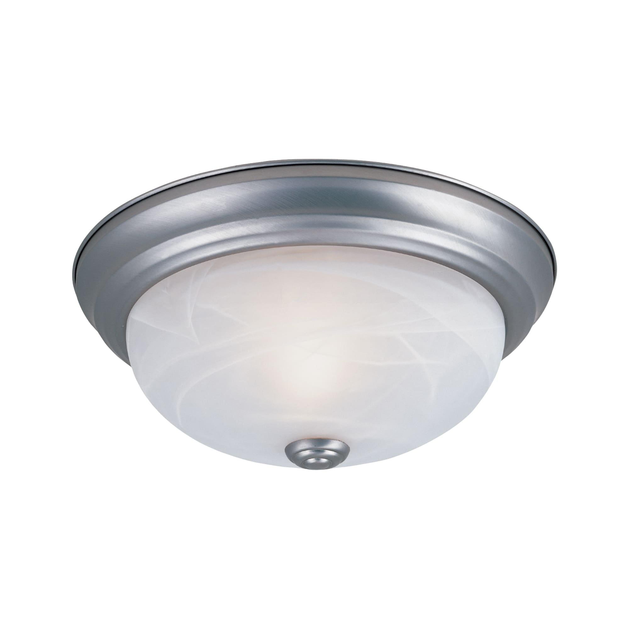 Designers Fountain 15 inch 3-Light Pewter Flush Mount Ceiling Light, 1257L-PW-AL