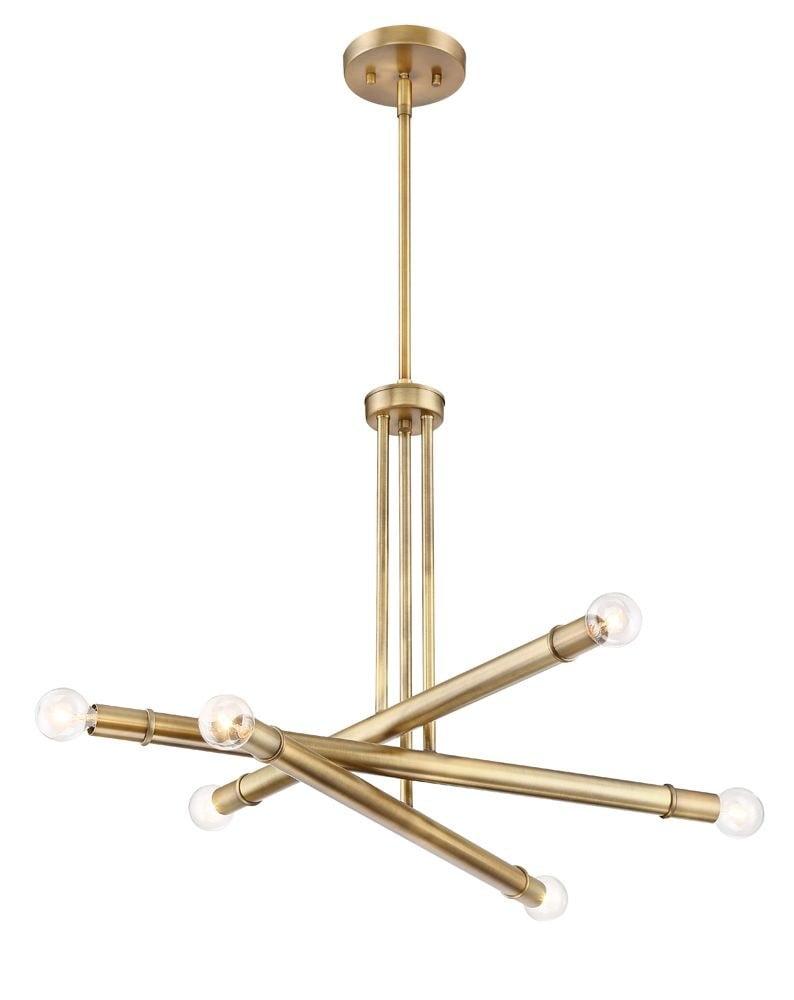 Designers Fountain 92786-OSB Emmett 3 Light Chandelier in Old Satin Brass
