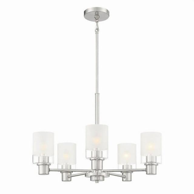 Designers Fountain Cedar Lane 5 Light Brushed Nickel Chandelier, D236M-5CH-BN
