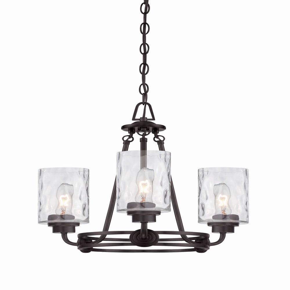 Designers Fountain - Gramercy Park - Three Light Chandelier-Old English Bronze