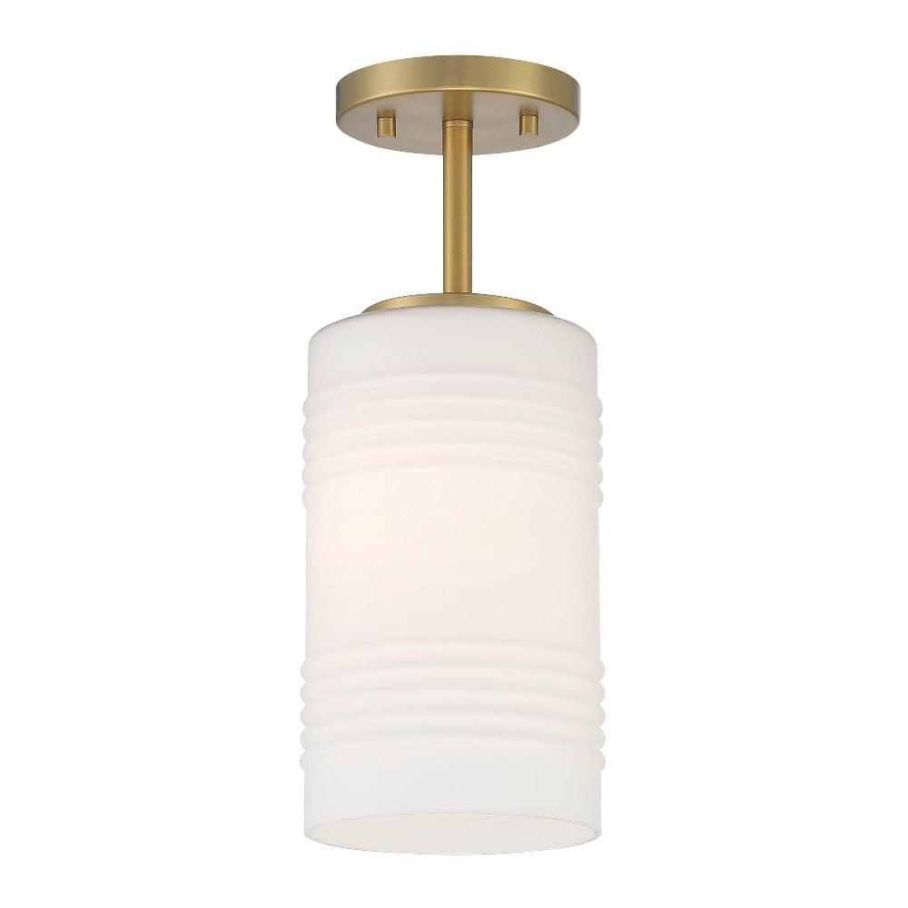 Designers Fountain Leavenworth 1 Light Brushed Gold SF Convertible, D257M-SF-BG