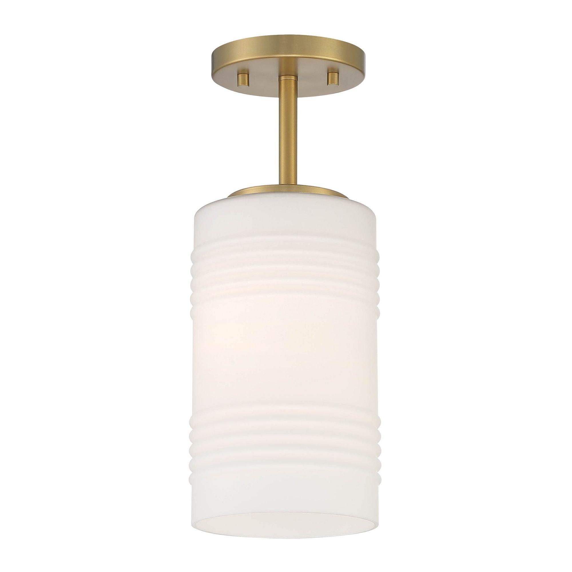 Designers Fountain Leavenworth 1 Light Brushed Gold SF Convertible, D257M-SF-BG
