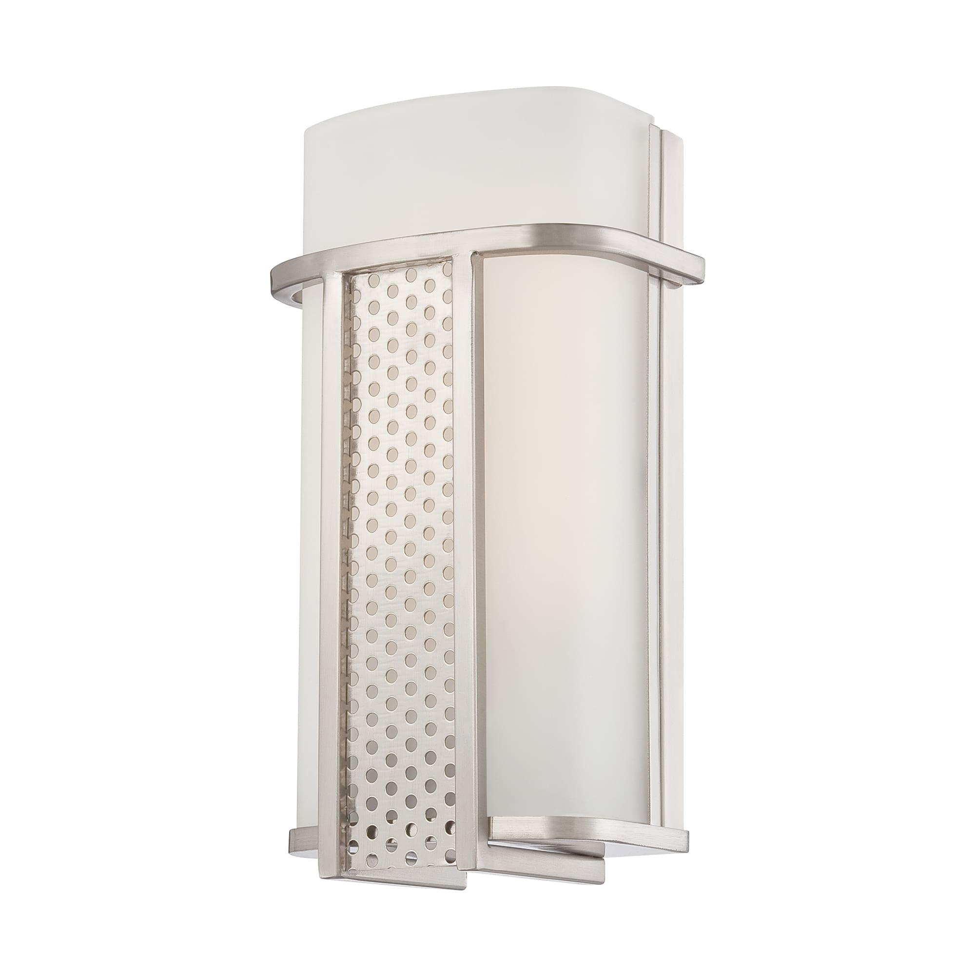 Designers Fountain Lucern Satin Platinum LED Wall Sconce, LED6050-SP