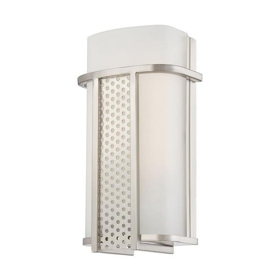 Designers Fountain Lucern Satin Platinum LED Wall Sconce, LED6050-SP