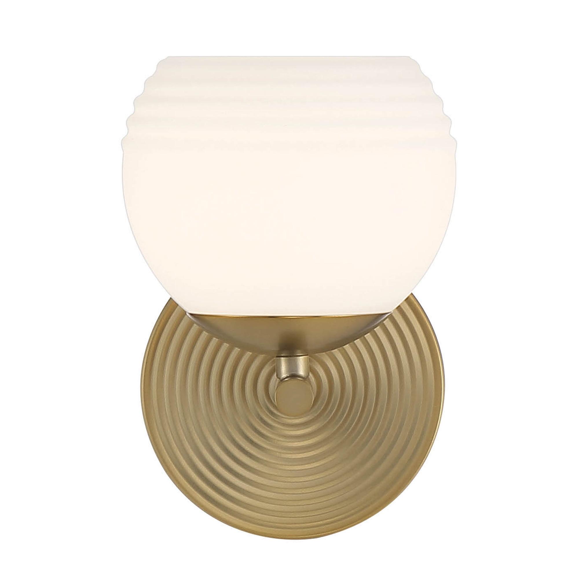 Designers Fountain Moon Breeze 1 Light Brushed Gold Wall Sconce Light, D251H-WS-BG