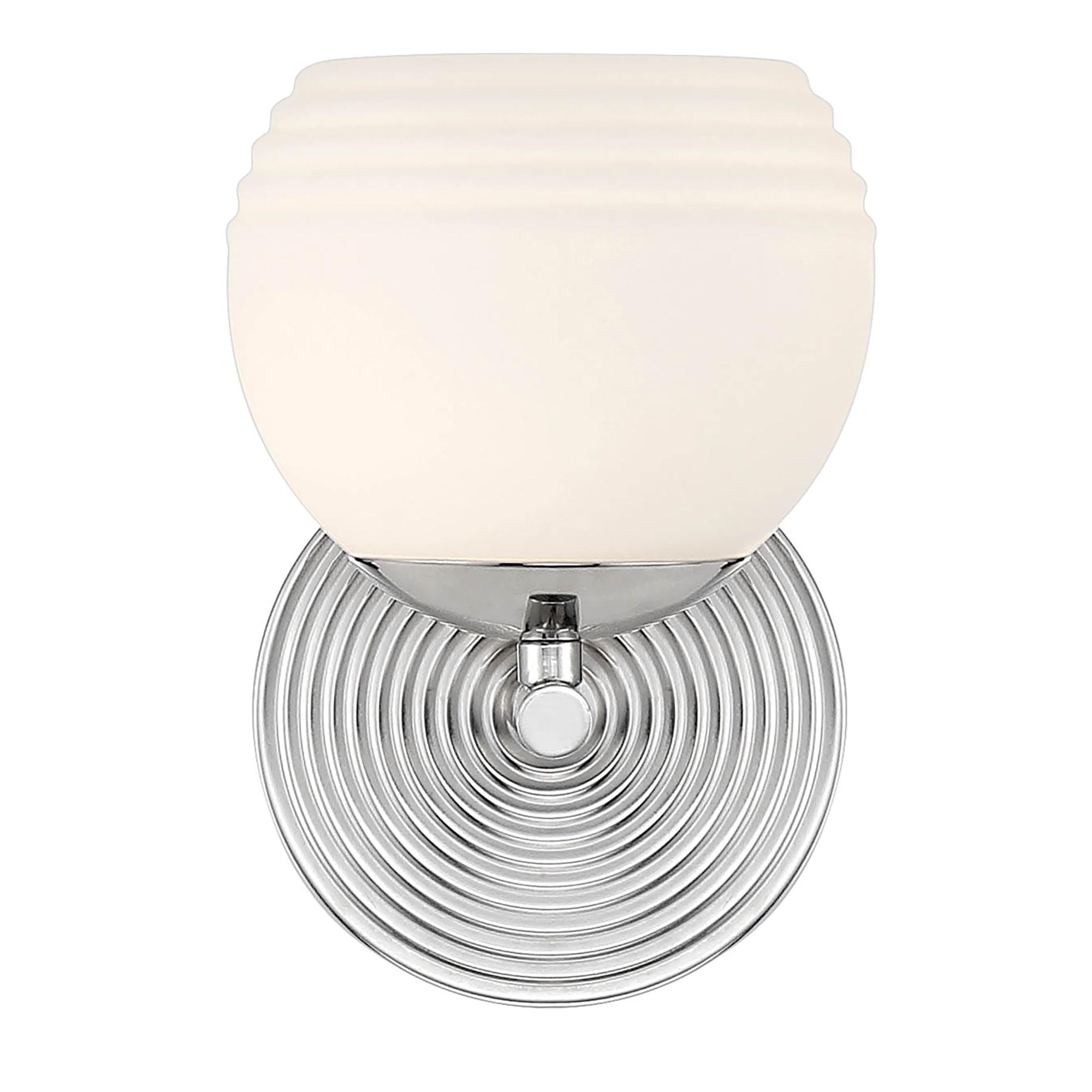 Moon Breeze 7" Polished Nickel Dimmable Wall Sconce