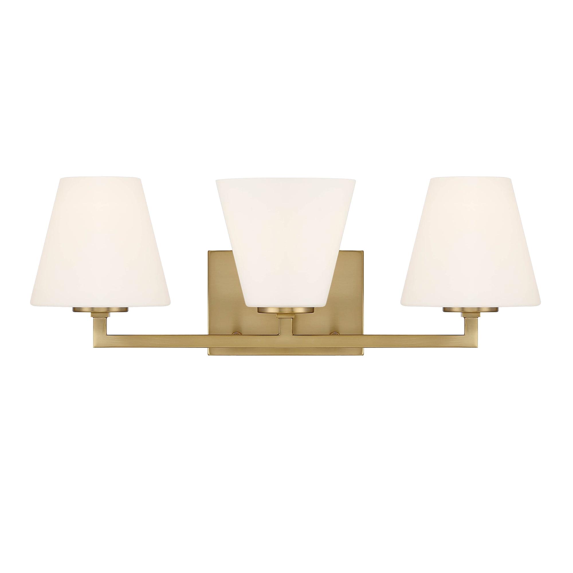 Palmyra Mid-Century Gold 24" Outdoor Bath Vanity Light