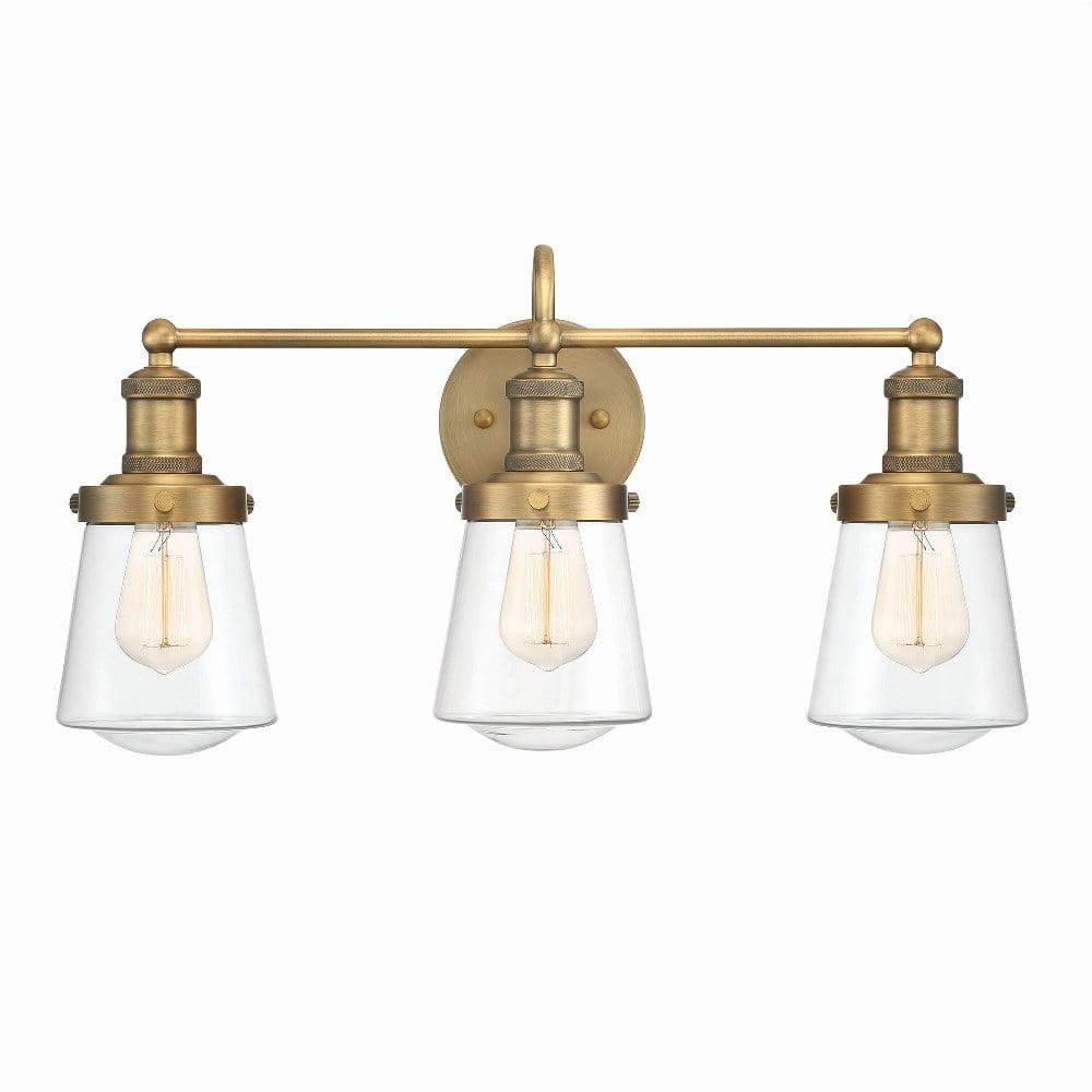 Taylor 22.63" Old Satin Brass Dimmable Bathroom Vanity Light