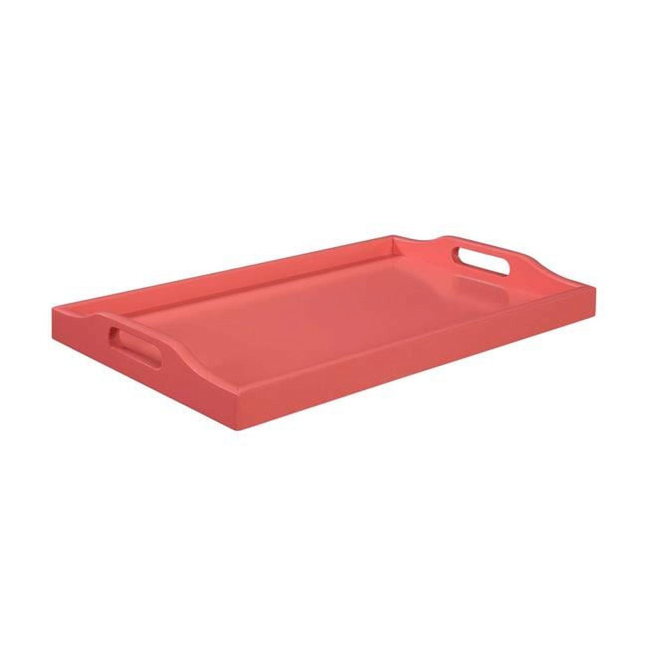 Convenience Concepts Designs2Go Serving Tray in Orange Wood Finish