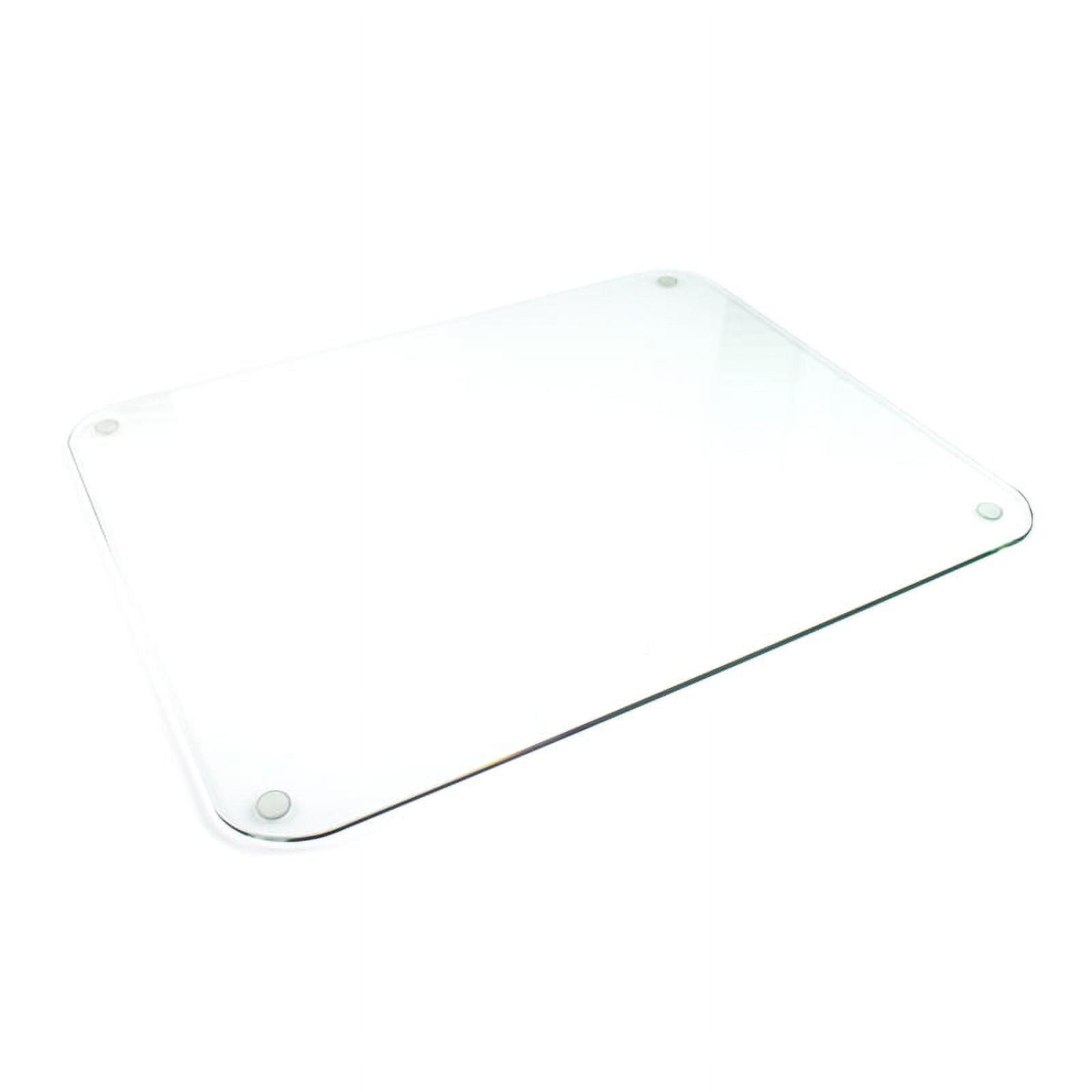 Glaciermat Clear Tempered Glass 20" x 36" Desk Pad