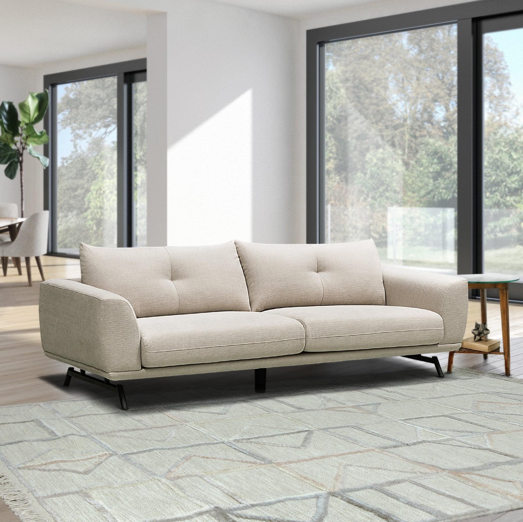 Devon & Claire Betty Fabric Sofa, Cream