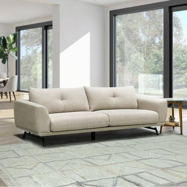 Devon & Claire Betty Fabric Sofa, Cream