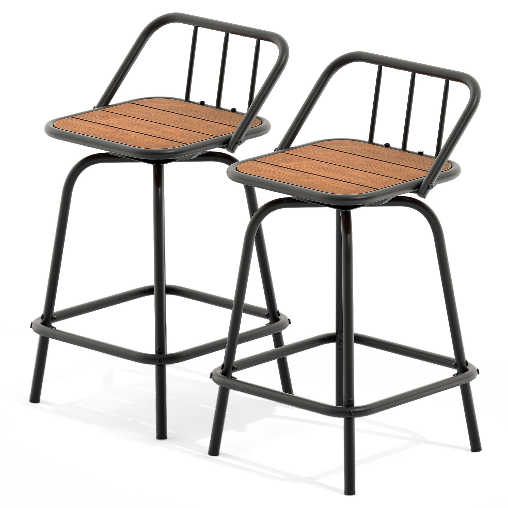 17 Stories Outdoor Swivel Bar Stool