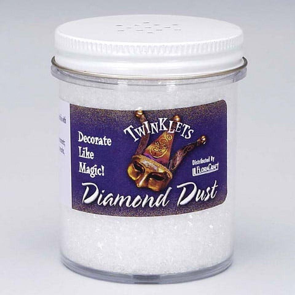 Twinklets Diamond Dust Clear Glass Glitter 6 oz