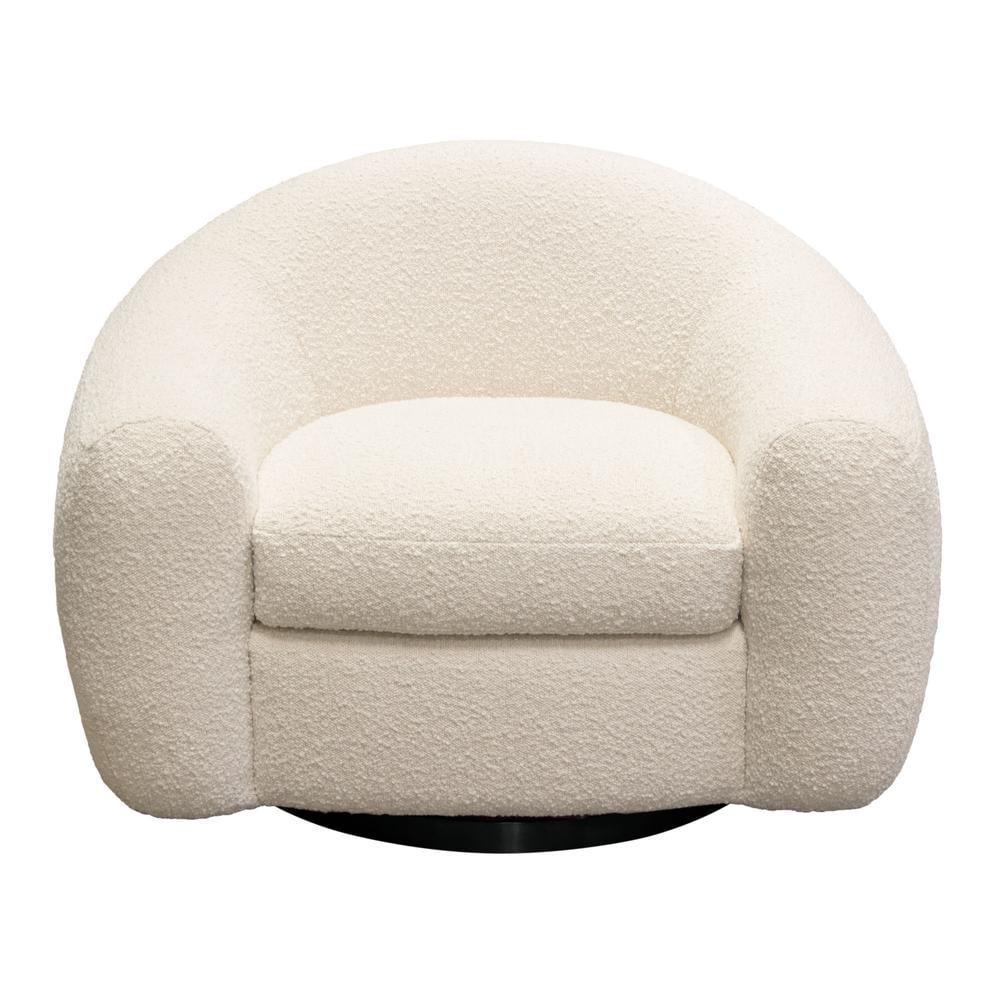 Pascal Upholstered Swivel Barrel Chair