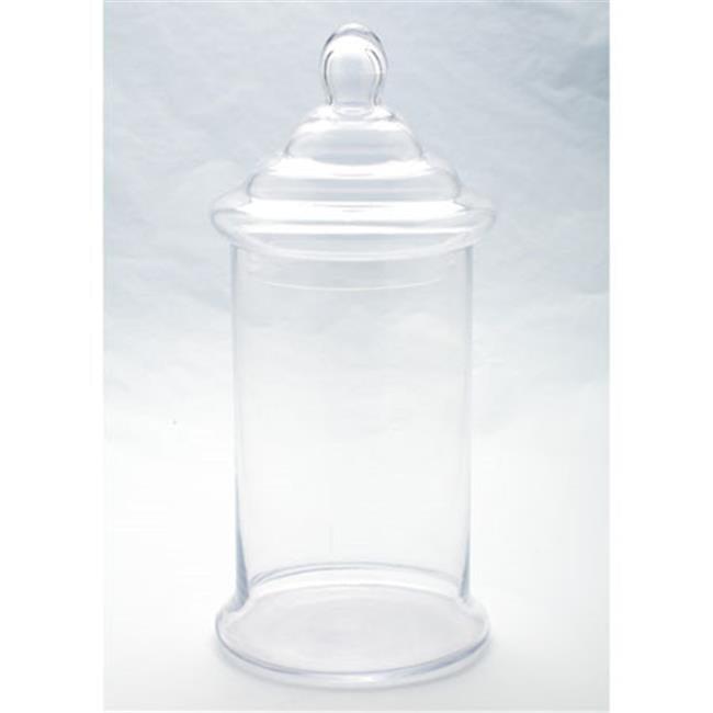 Diamond Star 64080 16.5 x 7.5 in. Glass Jar, Clear