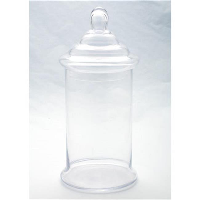 Diamond Star 64080 16.5 x 7.5 in. Glass Jar, Clear