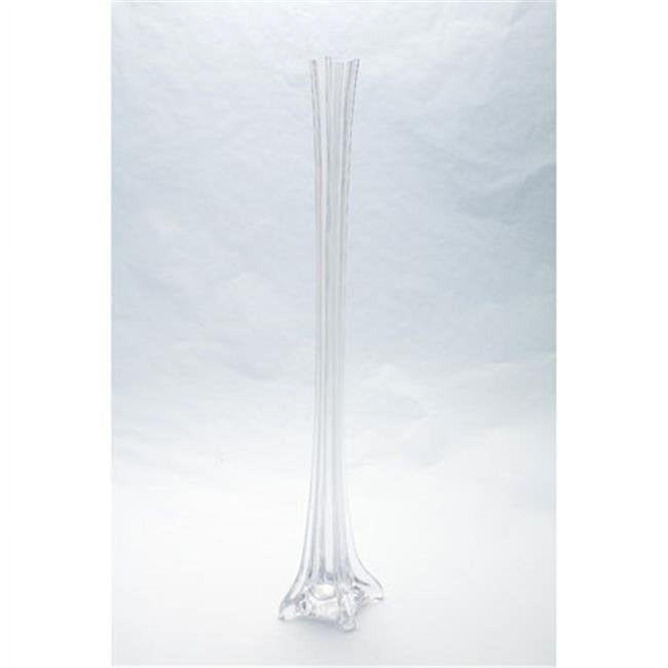 87187 24 in. Tower Vase, Clear
