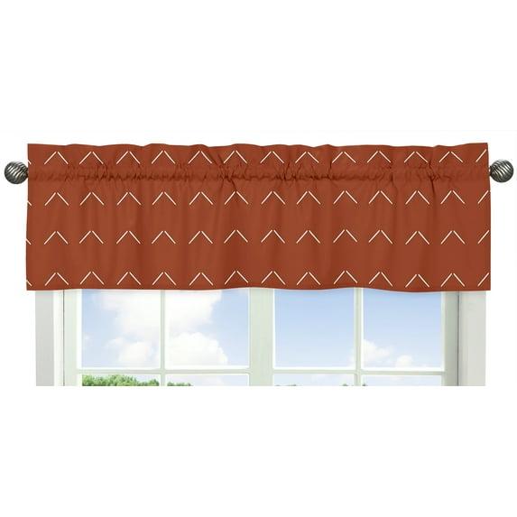 Sweet Jojo Designs Diamond Tuft Geometric Tailored 54" Window Valance
