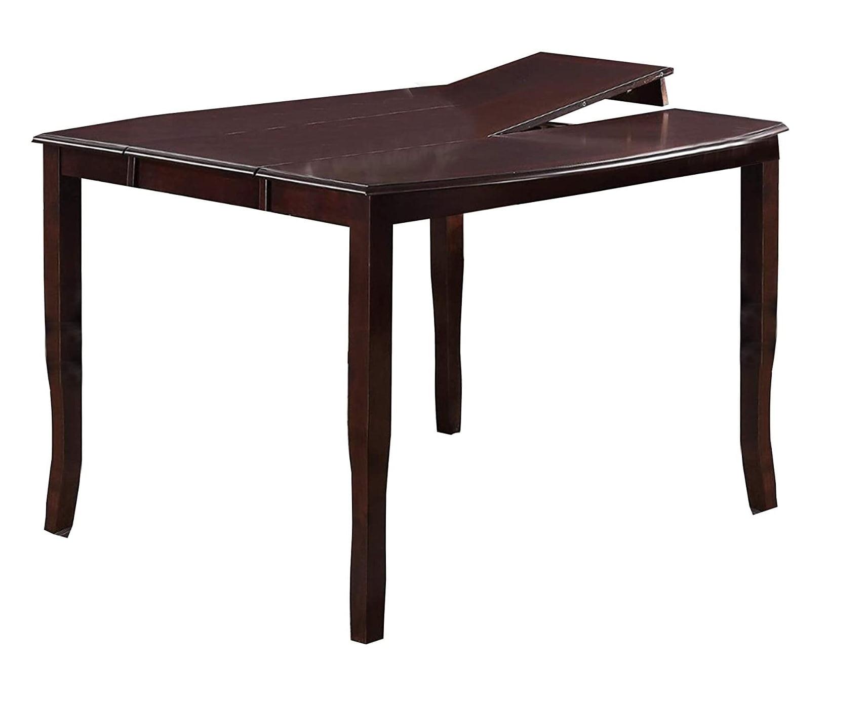 Contemporary Anticardium Wood Counter Height Dining Table with Butterfly Leaf