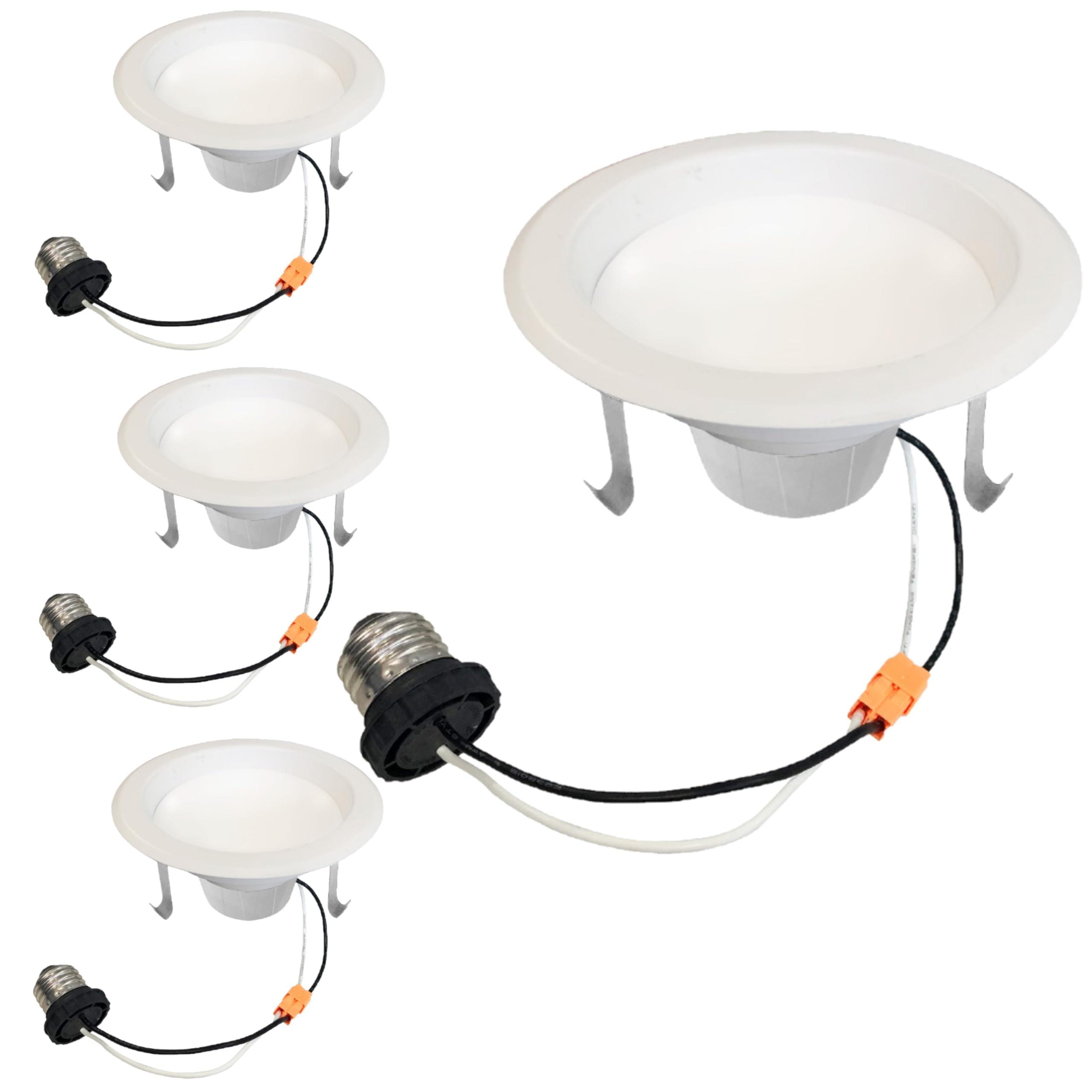 4.96'' Dimmable Air-Tight IC Rated LED Retrofit Recessed Lighting Kit