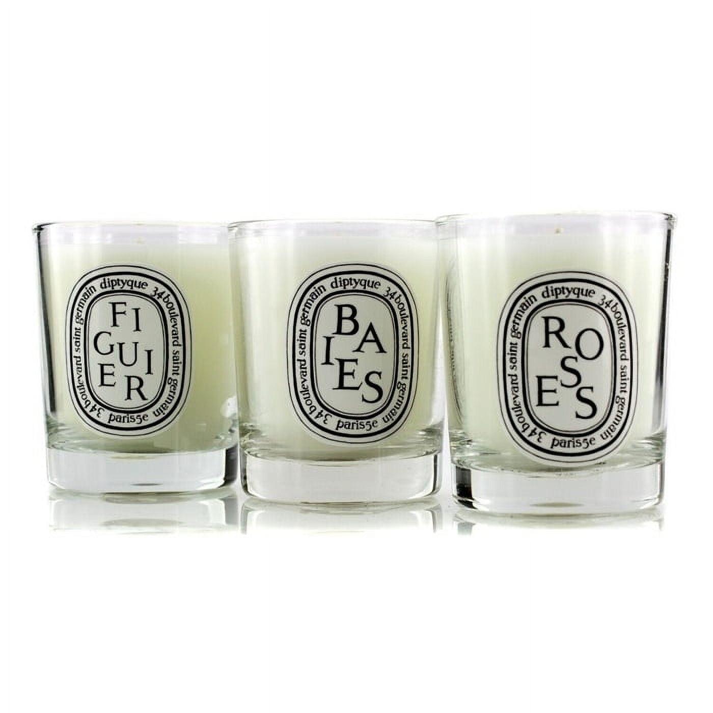 White Soy Scented Votive Candle Trio Gift Set