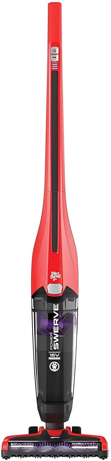 Power Swerve Pet, Lightweight Cordless Stick Upright Vacuum Cleaner, For Carpet And Hard Floors, Bd22052v, Red