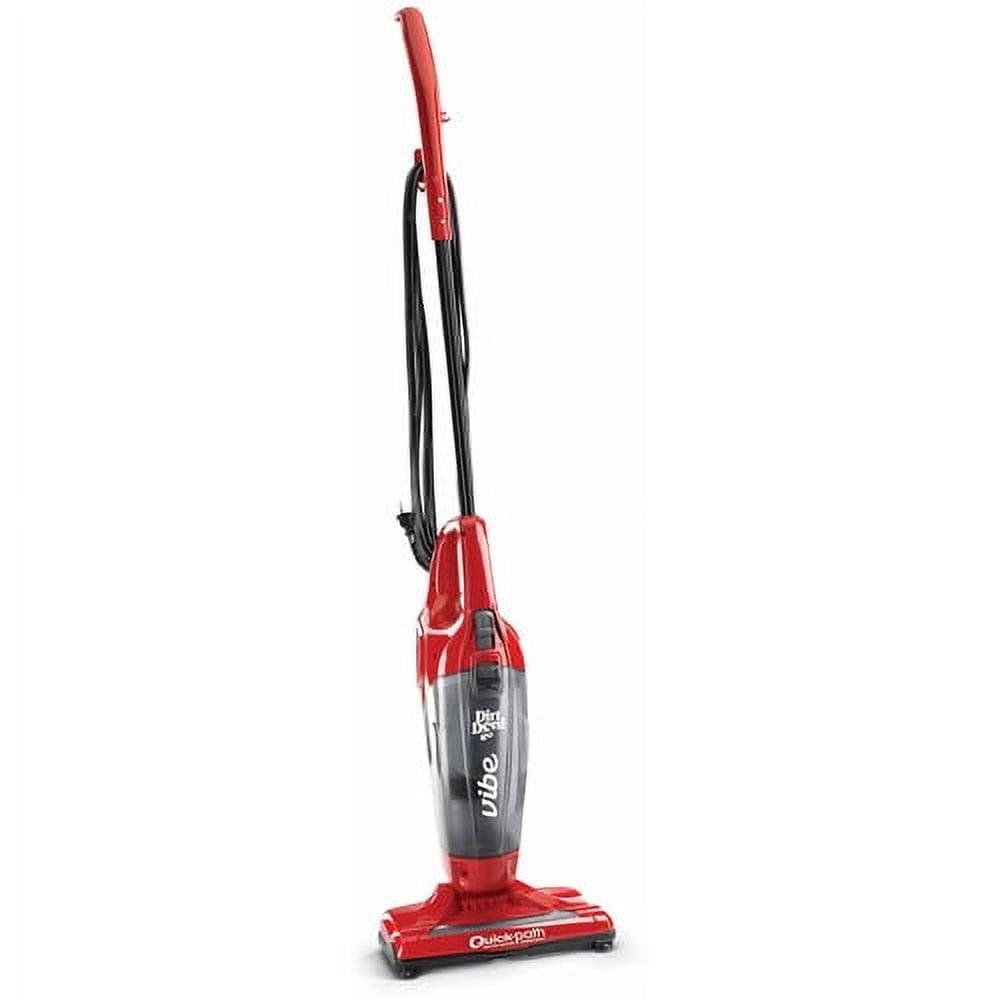 Dirt Devil Vibe 3-in-1 Corded Stick Vacuum Cleaner with Removable Hand Held Vacuum: Lightweight, Bagless, Multi-Surface, Red