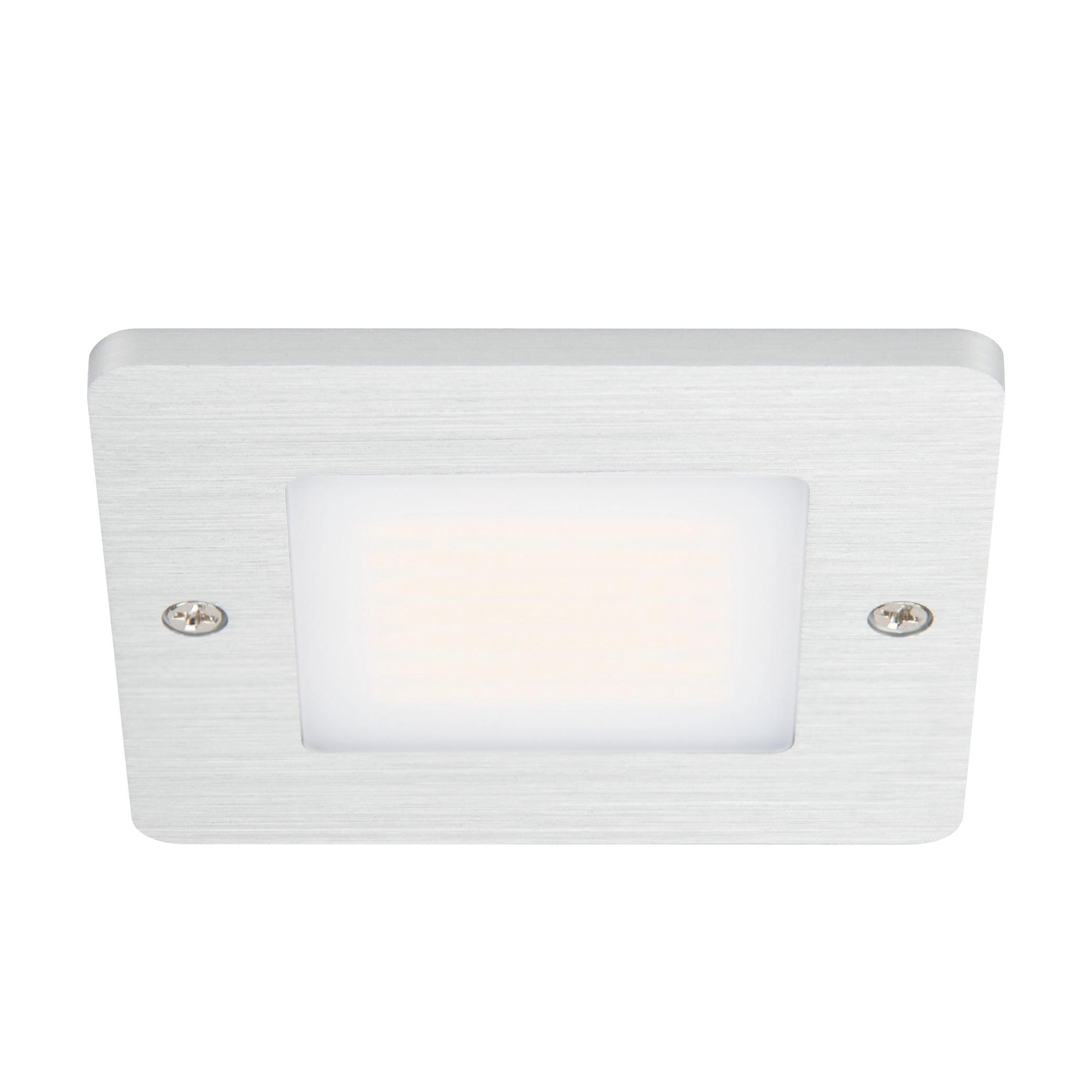 Square Low Profile Under Cabinet LED Puck Light, 3000K