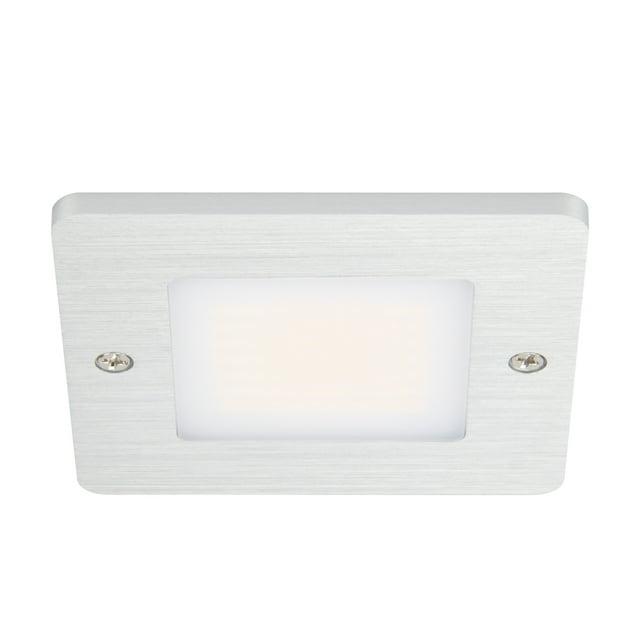 Square Low Profile Under Cabinet LED Puck Light, 3000K