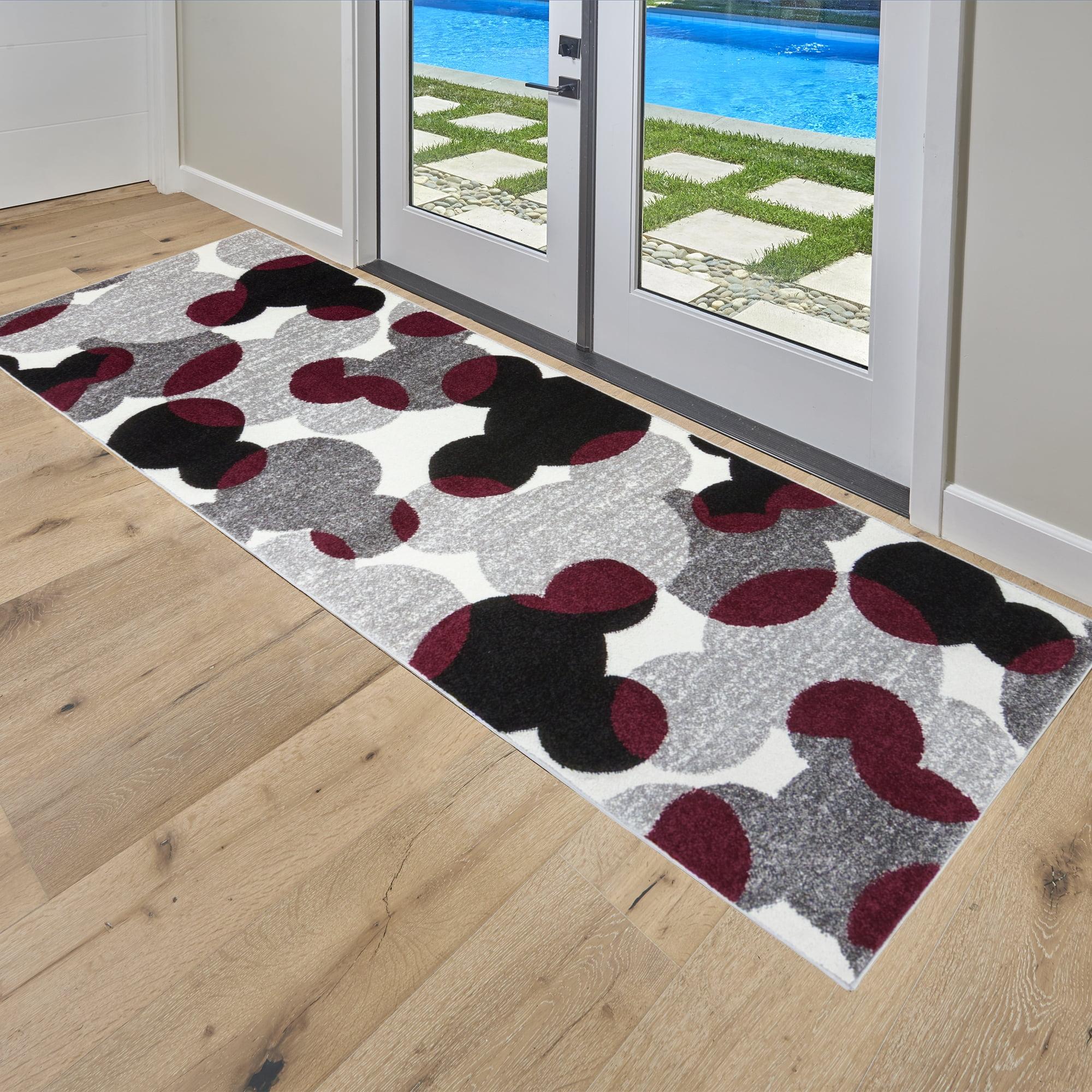 Disney by Gertmenian Licensed Disney Mickey Mouse Bravo White/Red/Black Area Rug
