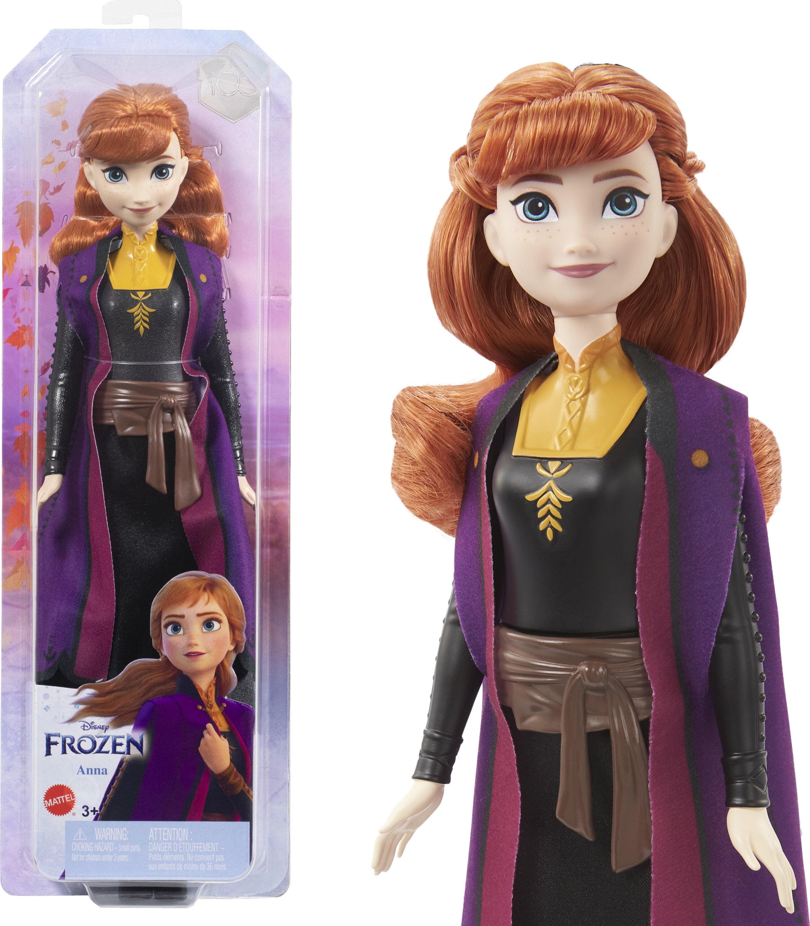 Disney Frozen Anna Fashion Doll with Purple Cape