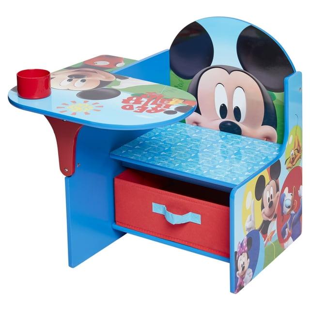 Delta Children Mickey Kids Study 21.5" W Writing Desk and Chair set