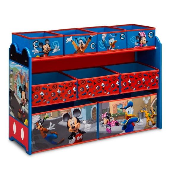 Delta Children Deluxe 9 Bin Design and Store Toy Organizer - Mickey Mouse