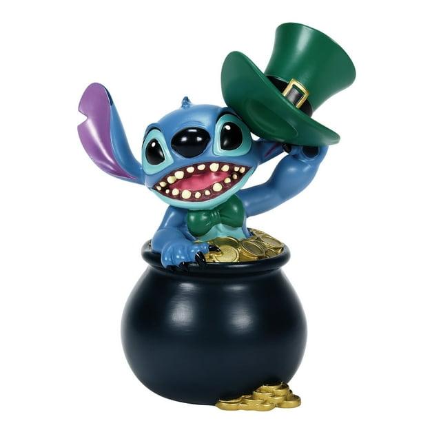 Disney Showcase Stitch St Patrick's Day Figurine 5in H