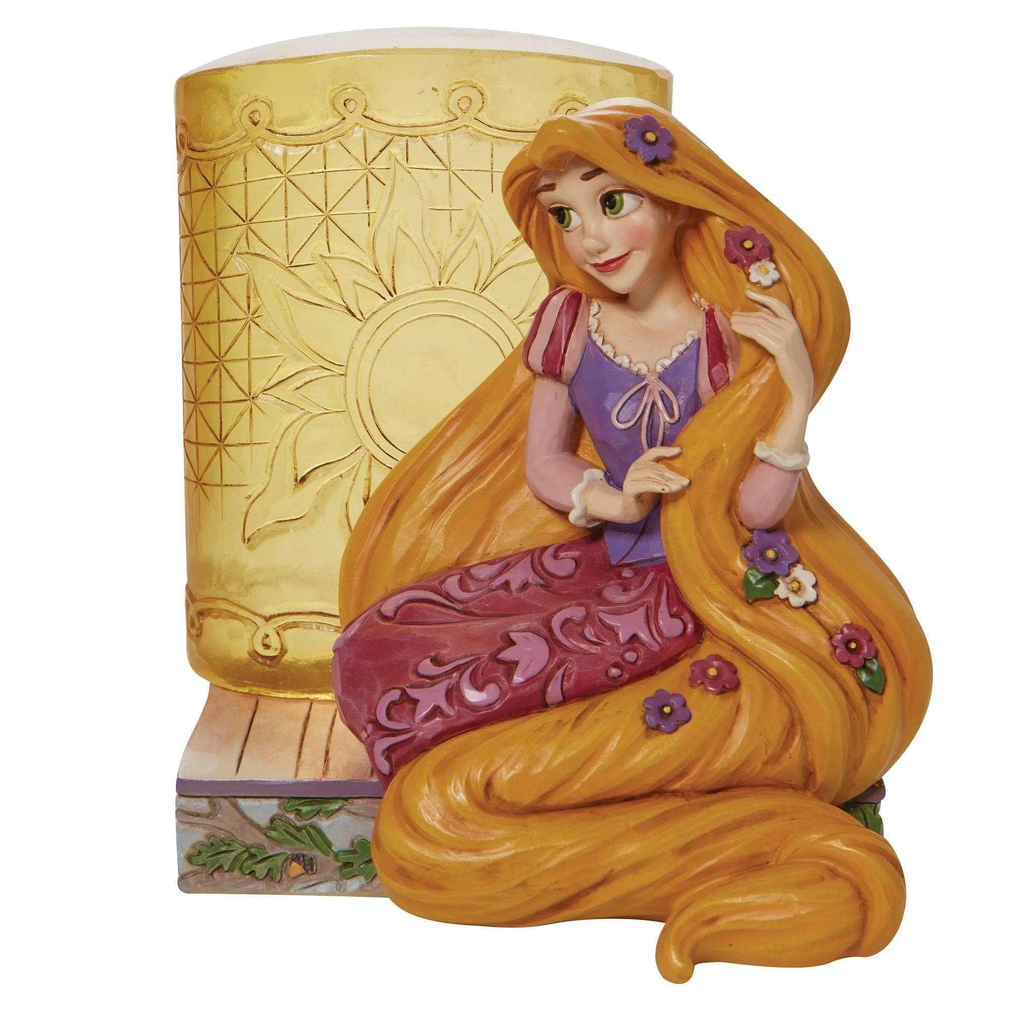 Rapunzel with Lantern 9" Resin Figurine in Multicolor