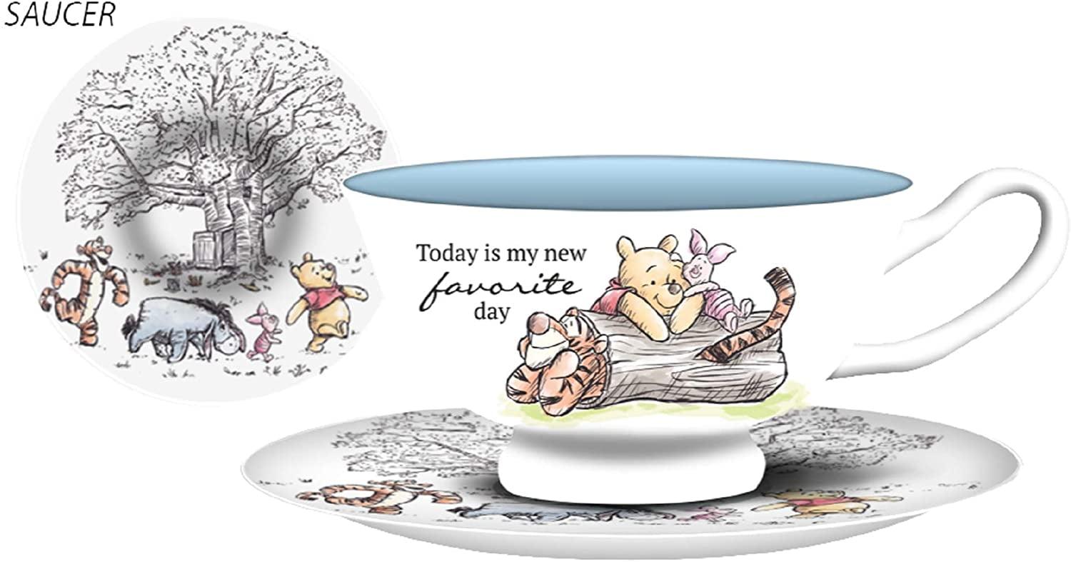 Winnie the Pooh Ceramic Teacup and Saucer Set