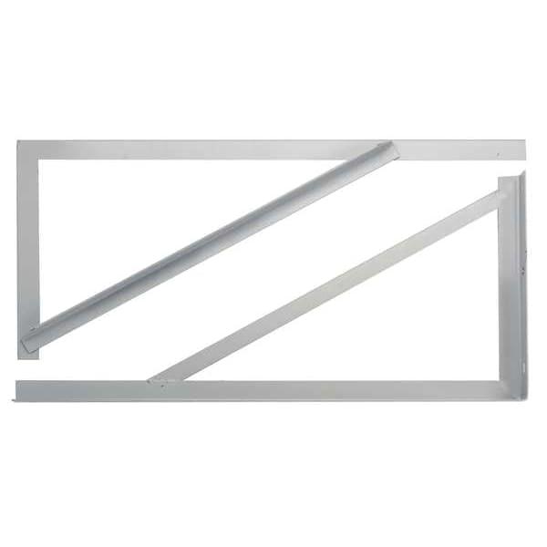 Heavy-Duty 36 Inch Steel Wall Mounting Bracket, Silver