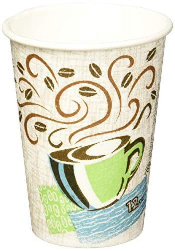 Dixie 12 oz Multicolor Paper Hot Beverage Cups